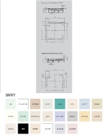 Kaldewei sprchová vanička Ambiente Duschplan 80×80×6,5 cm, č. 542-2, nosič 440548040001